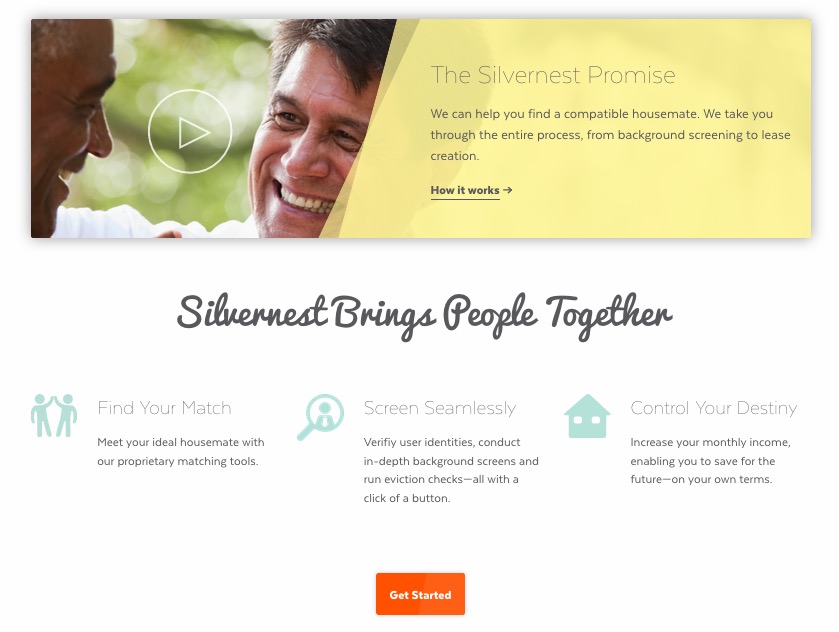 Silvernest Releases New Online Home Sharing Service for Boomers, Touts